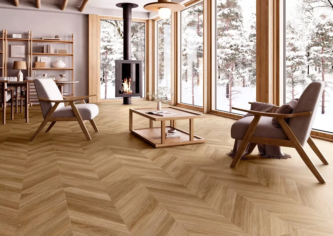 Плитка Qua Heringbone 60x120 honey 