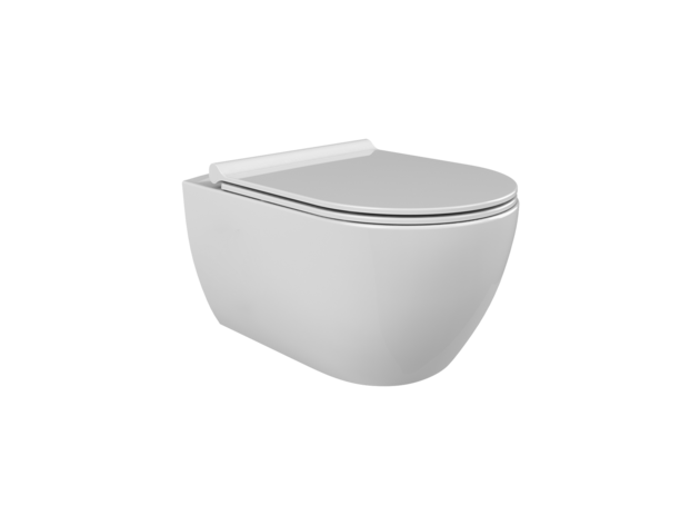 Подвесной унитаз City + Duroplast Bella Slim no-Rim 109767