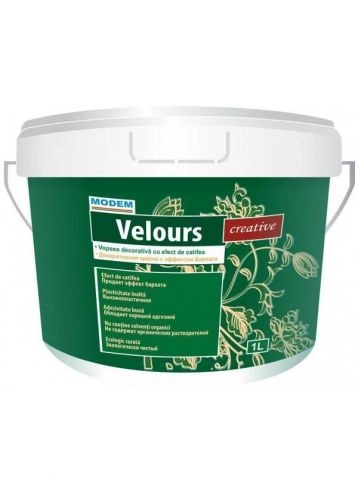 Vopsea decor cu efect de catifea Velours 1kg