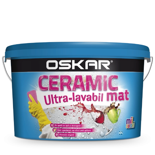 Краска водоэмульсионная Oskar Ceramic Ultralavabil матовый 2.5л