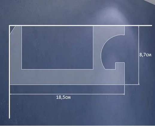 Потолочный плинтус XPS LD-07  95*190*2000 