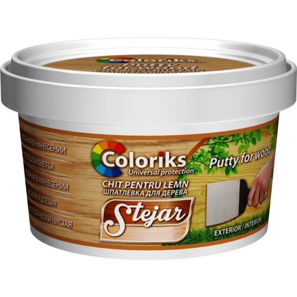 Шпатлёвка для дерева Coloriks 0.9kg pin