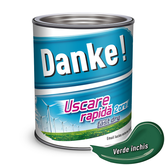 Email Danke 0.75l verde închis