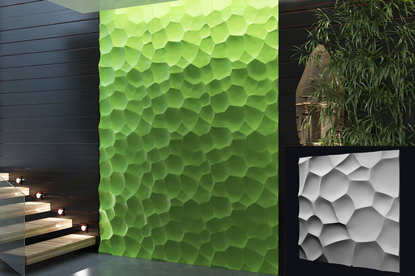 Element decorativ din gips P3D Tropic 