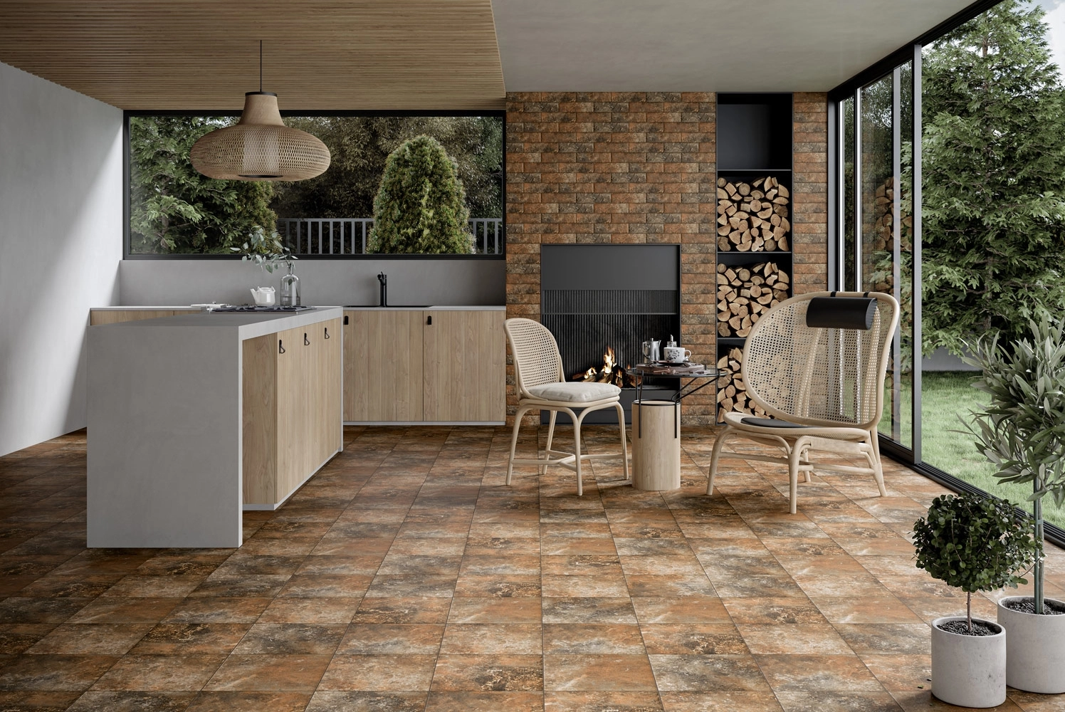 Клинкер Paradyz Arteon 24.5x6.6 brown ele