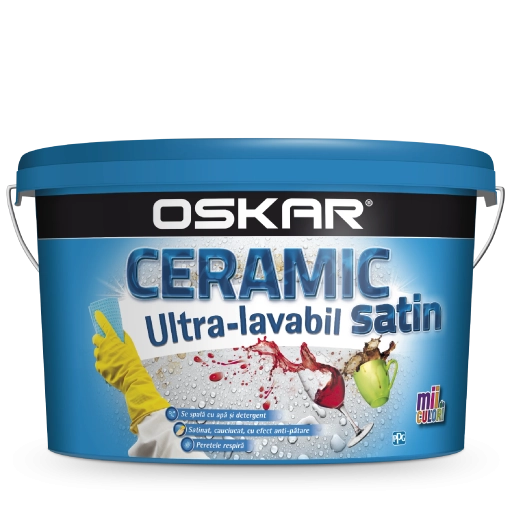 Краска водоэмульсионная Oskar Ceramic Ultravalabil белая 2.5л