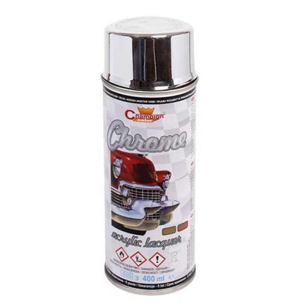 Vopsea spray Champion Super Chrom 400ml argint