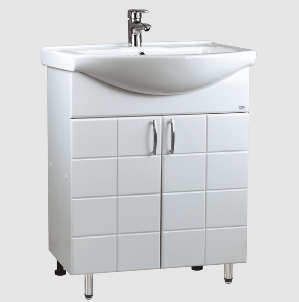 Шкаф под умывальник Domino Basic 55 white 11606 