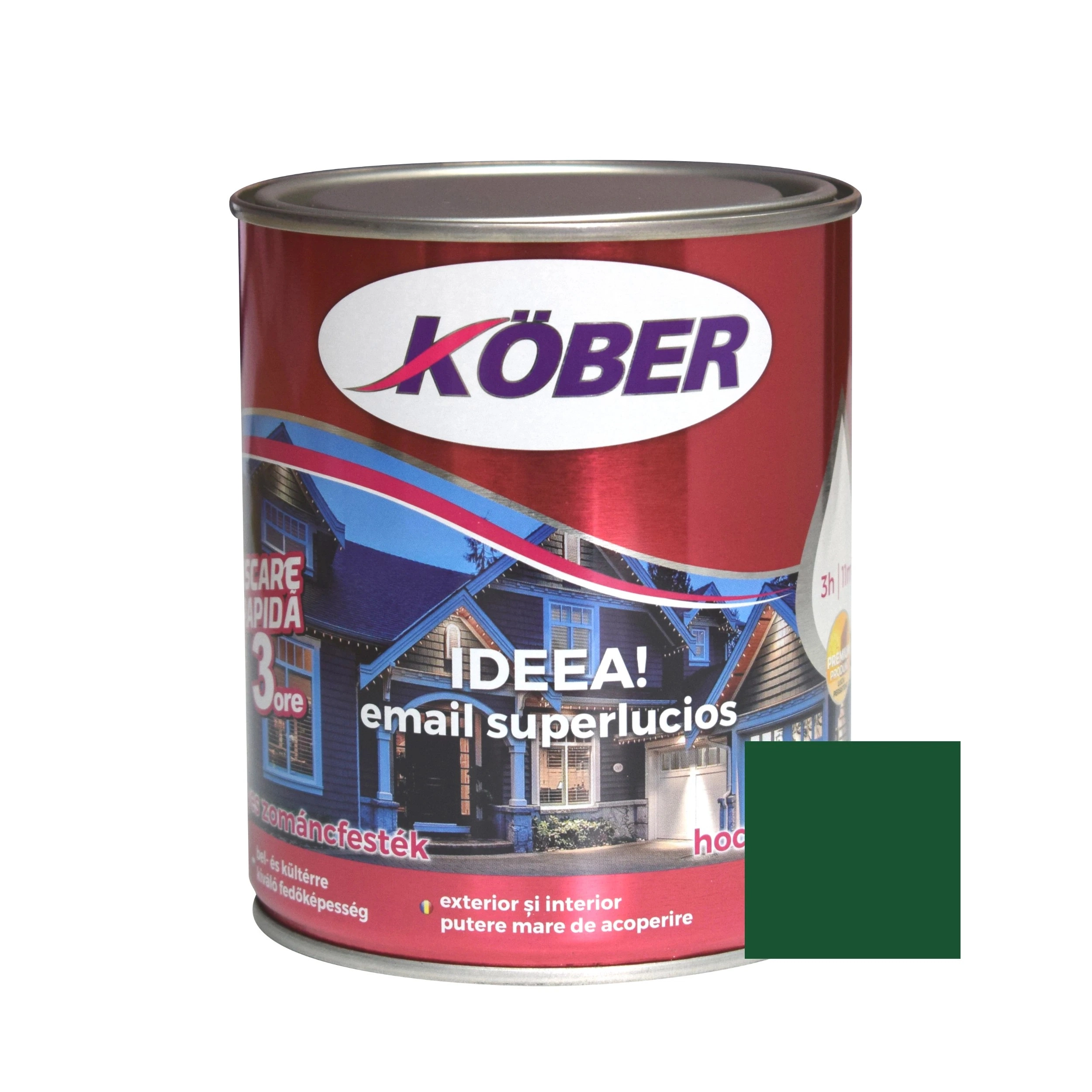 Эмаль Ideea 0.75L зелёный