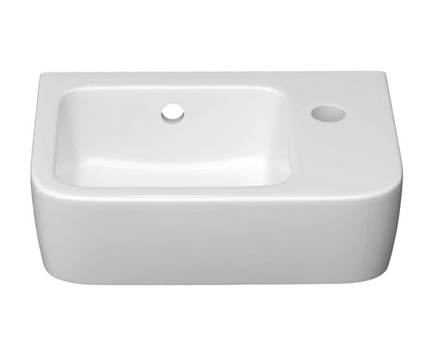 Lavoar Keramin Square 36 белый 1c 