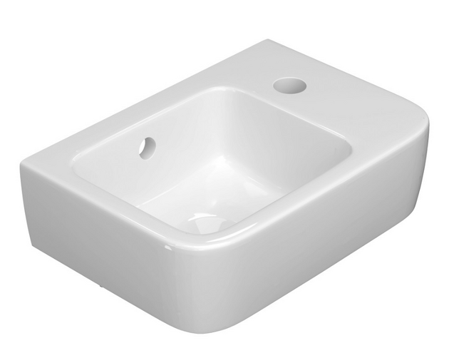 Lavoar Keramin Square 36 белый 1c 