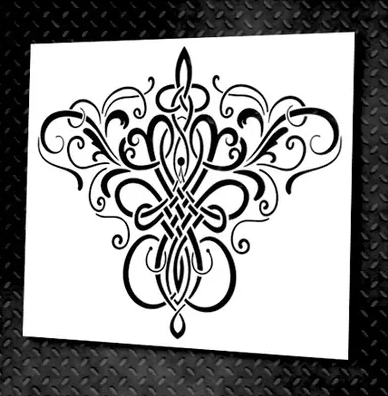 Trafaret Damascus 9 