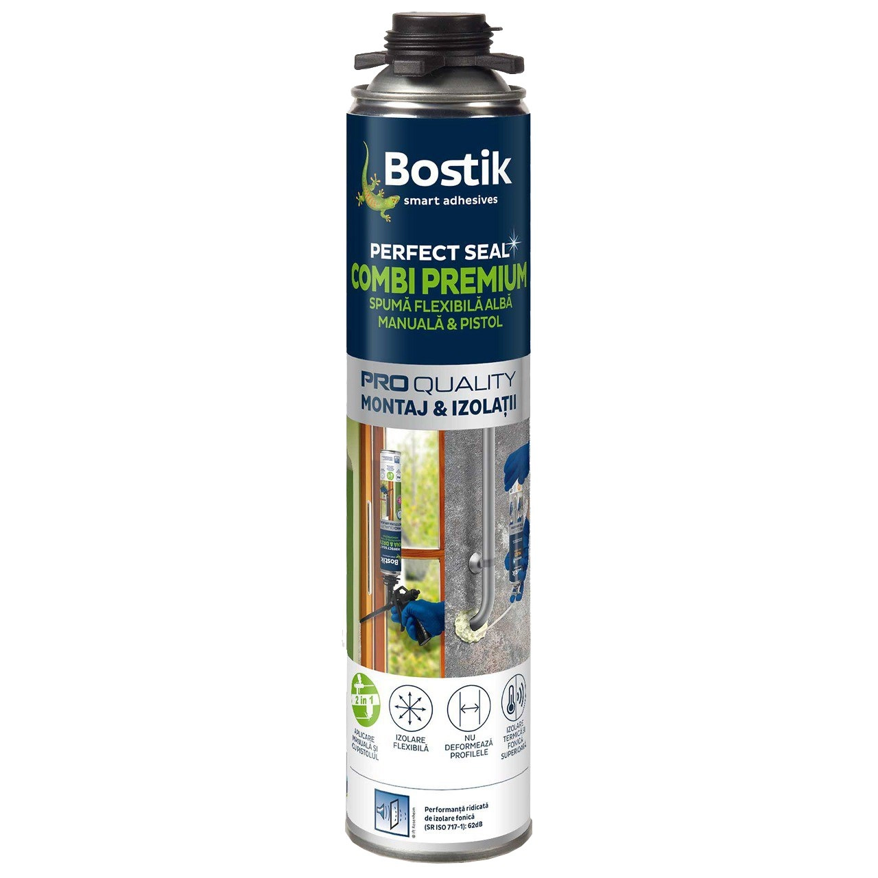 Spumă poliuretanică Perfect Seal Premium 750ml