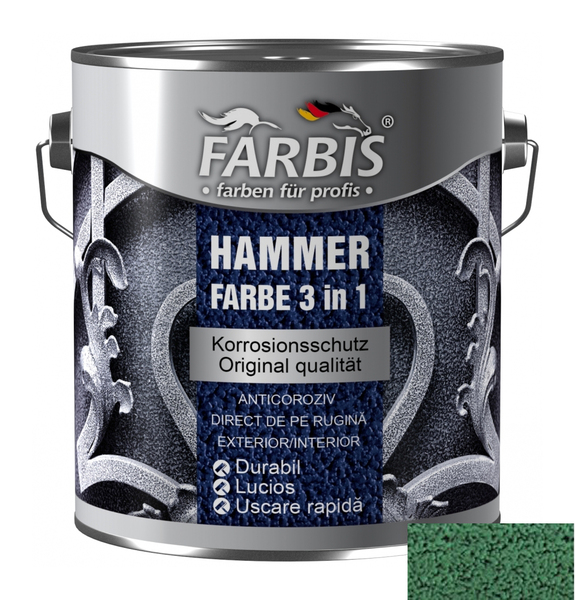 Vopsea Farbis 3in1 Ef,Ciocan 0.75l green