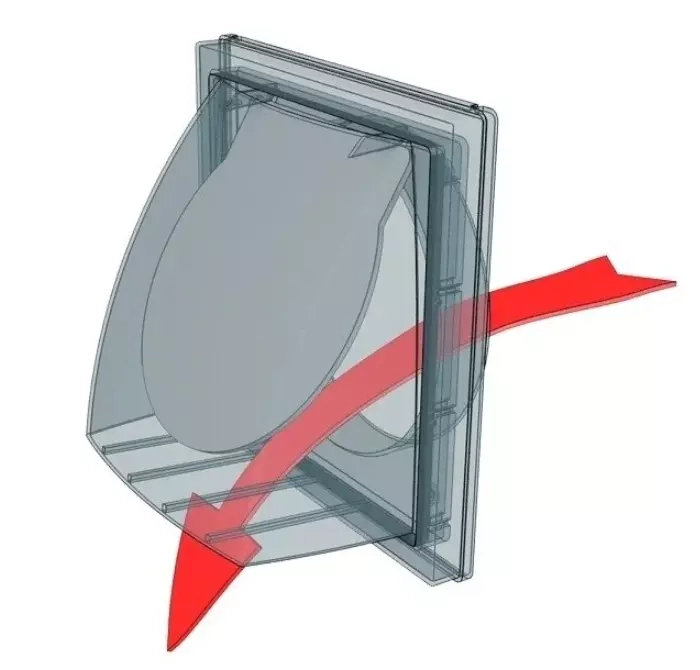 Grilă de ventilație 19x19 d150/160 1919K1516FV