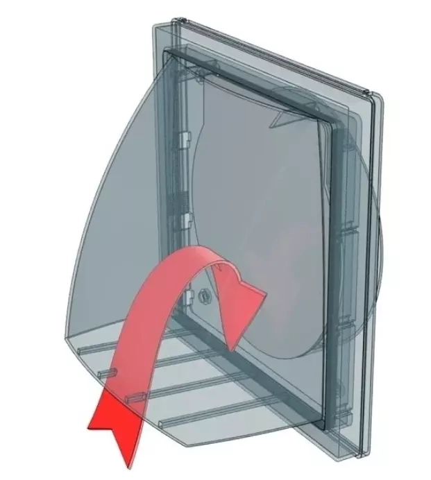 Grilă de ventilație 19x19 d150/160 1919K1516FV