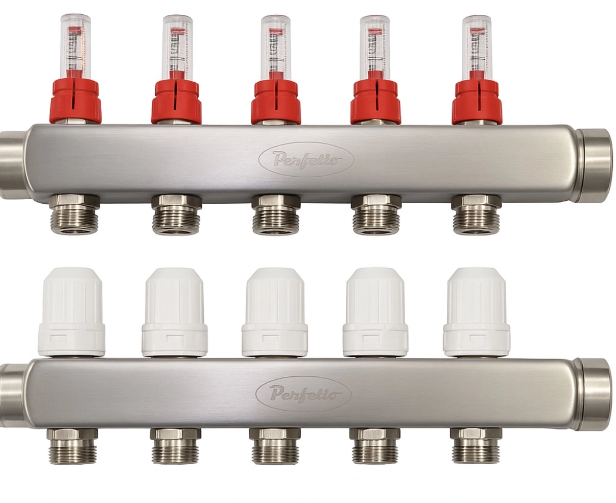 Colector inox Perfetto PLSM101 53-21037 set 1x6  