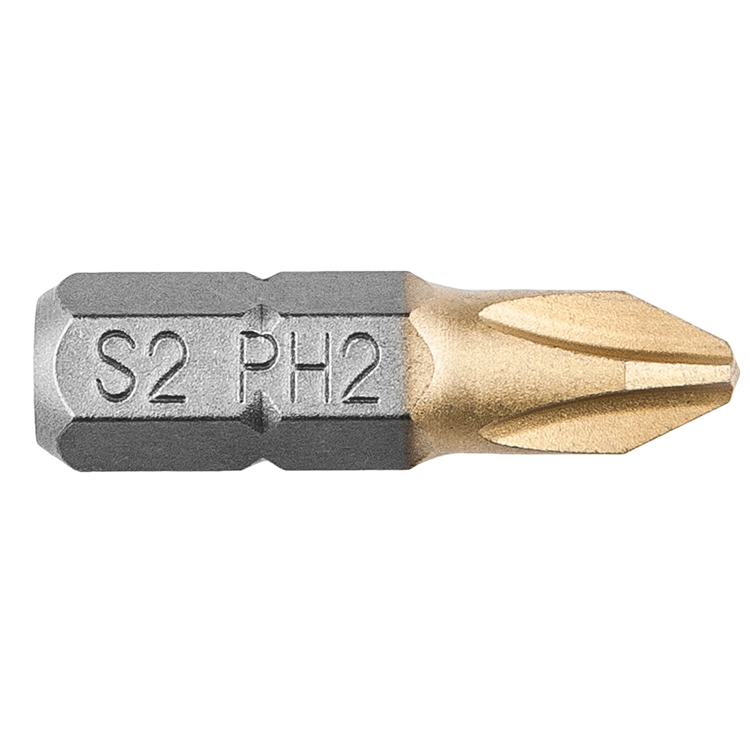 Набор насадок для шуруповерта 2шт S2 PH2 25mm Hammer 42992