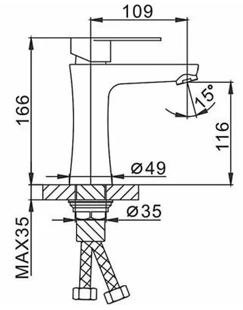 Baterie Frap Inox F 1048 0850 