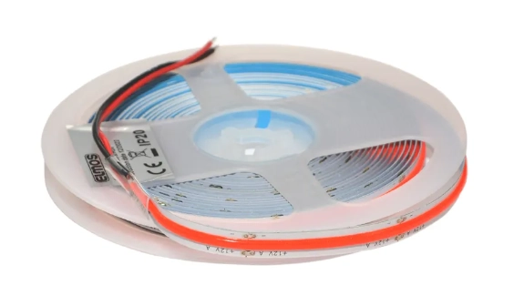 Лед лента Led Cob A320R1 12W/M 12V DC IP20  Красный Elmos A320R12V 