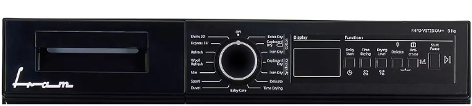 Сушильная машина Fram FHPD-V8T2BKA++ 