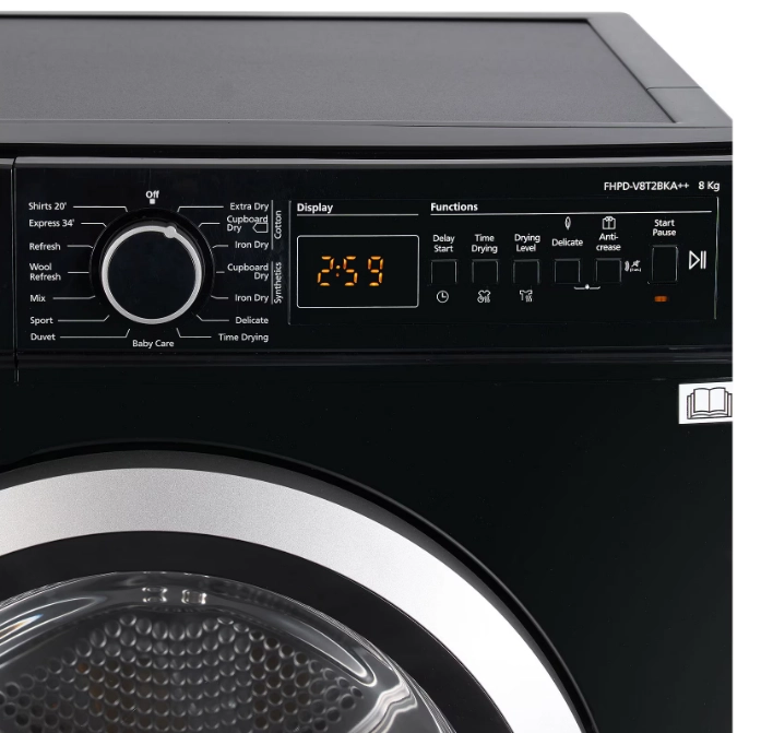 Сушильная машина Fram FHPD-V8T2BKA++ 