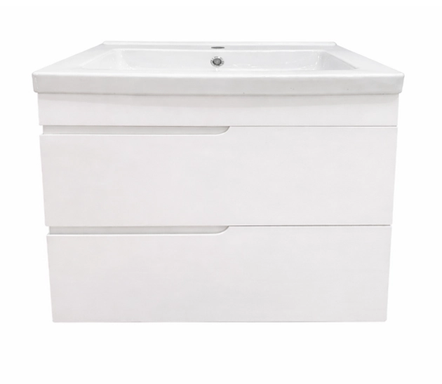 Dulap suspendat pentru lavoar Artvin 60 + lavoar Artvin white 