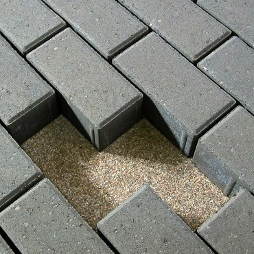 Брусчатка КИРПИЧ 4см серый