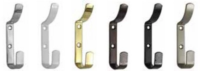 Cârlig cuier alb, auriu, crom, negru 26959