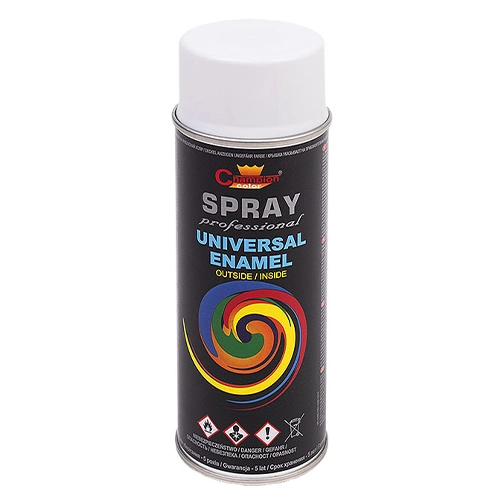 Спрей краска Champion Universal 400мл белый глянцевая 9003