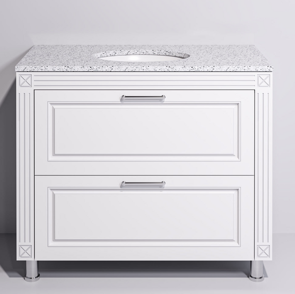 Mobilier de baie Napoleon 100 alb argint 1512172 