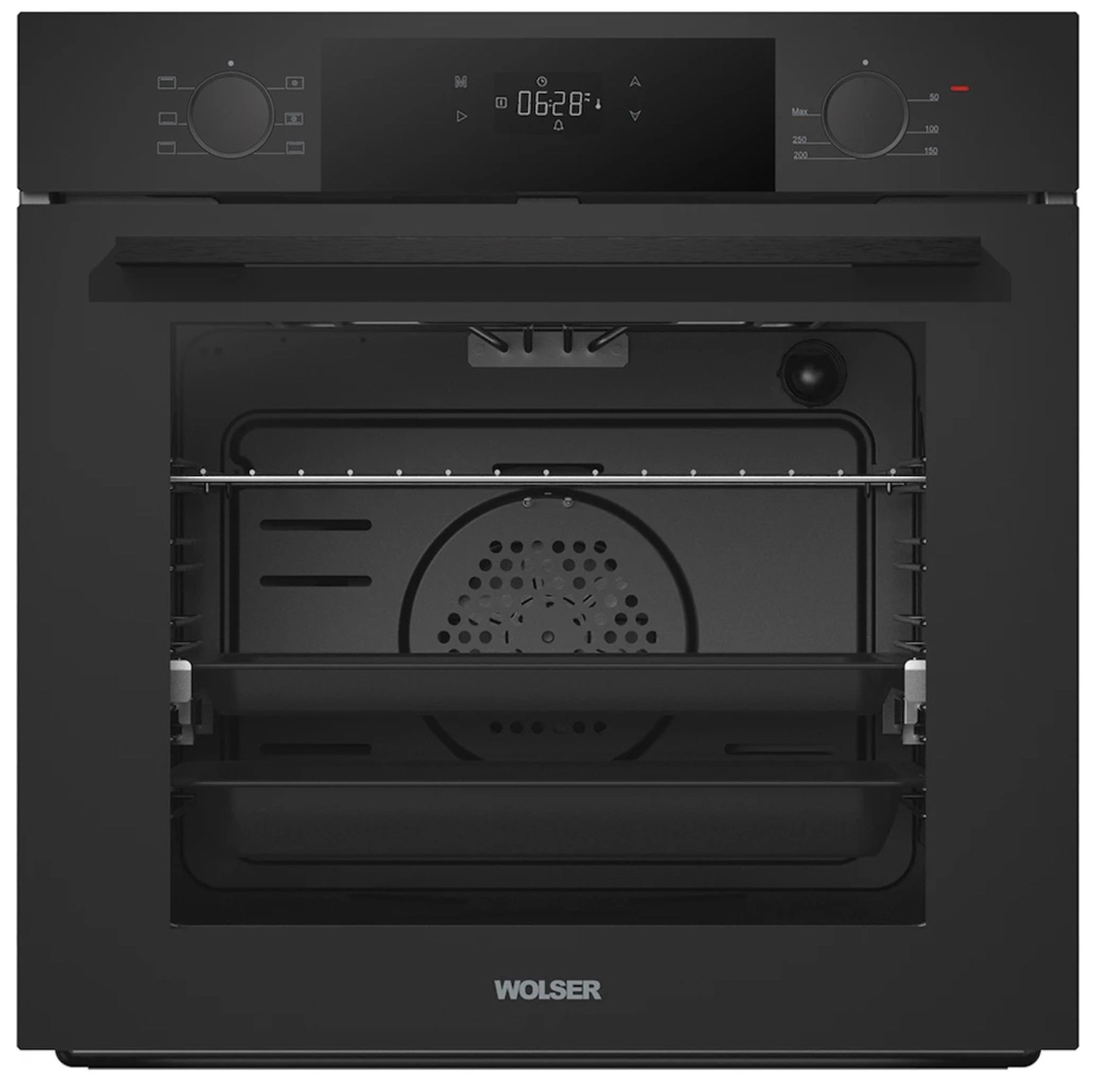 Электрический духовой шкаф Wolser WL-BRD 772 dark black glass