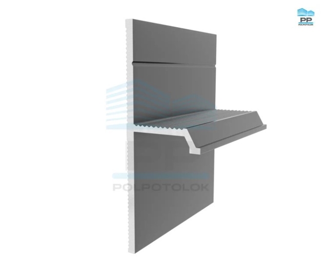 Плинтус скрытого монтажа ASP102B PP 2600мм