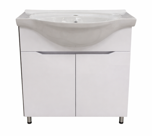 Mobilier de baie Capri 75 + Lavoar Capri 75 white