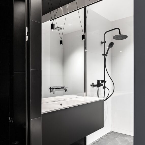 Sistemă de duș Dark AU-02-D04-Q 