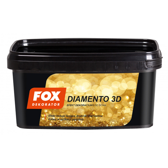 Декоративная краска Fox Diamento 3D 1Л Saturn