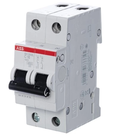 Автоматический выключатель SH202L-C 2P 4.5Ka ABB 25A 7947