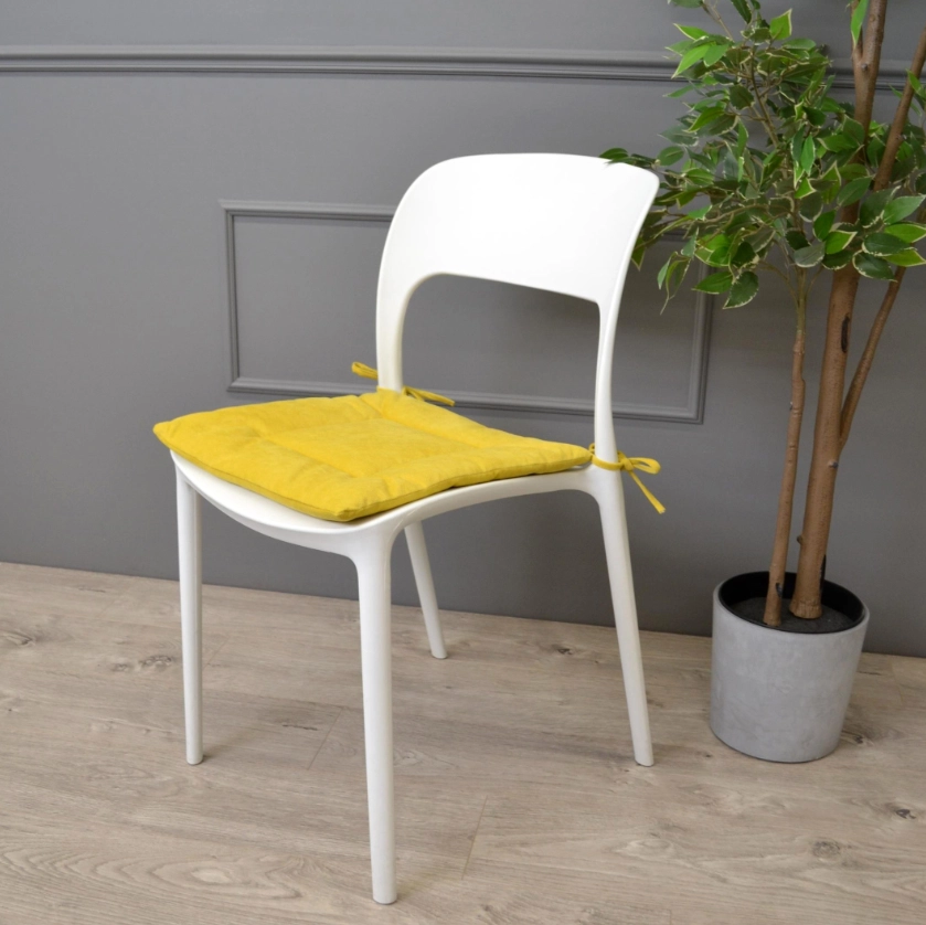 Подушка с завязками для стула 40x40