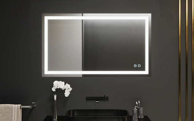 Oglindă Bayro Elipso 80x80 118966 