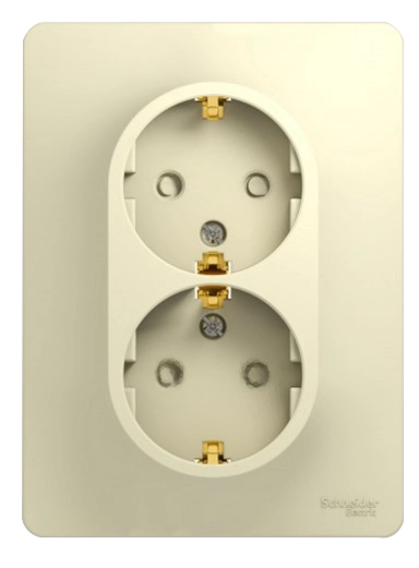 Розетка 16A 2P+E Glossa GSL 000226 