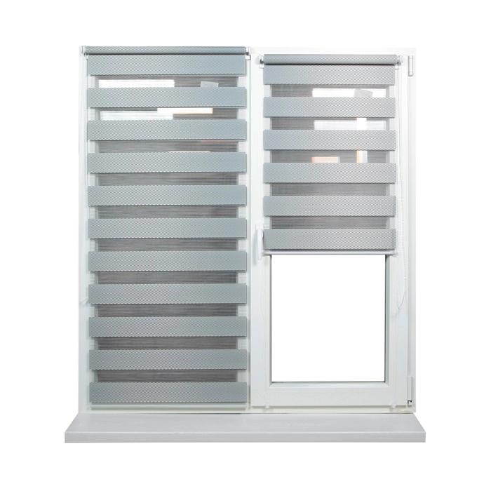 Jaluzele Zi-Noapte RATTAN Gri 0.40x1.70m