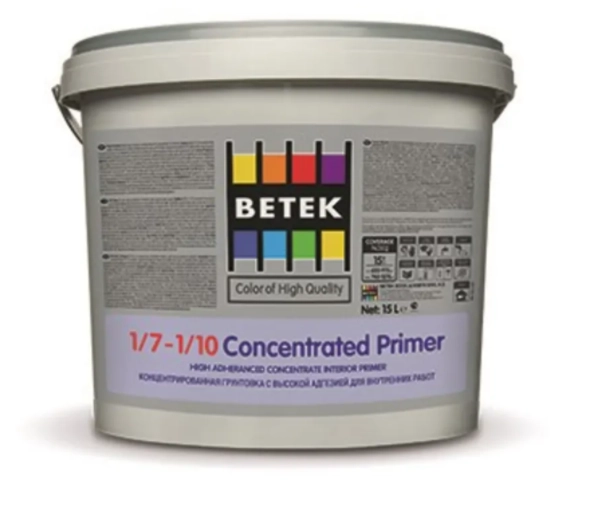 Грунтовка Betek Primer concentrated 1/7-1/10 0.75 л 