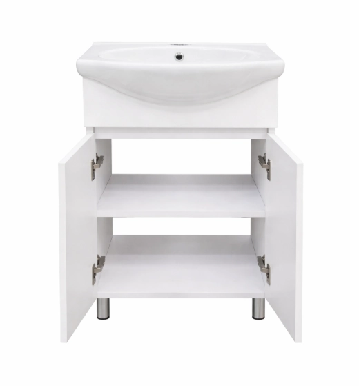 Шкаф под умывальник Morning City 50 + умывальник white