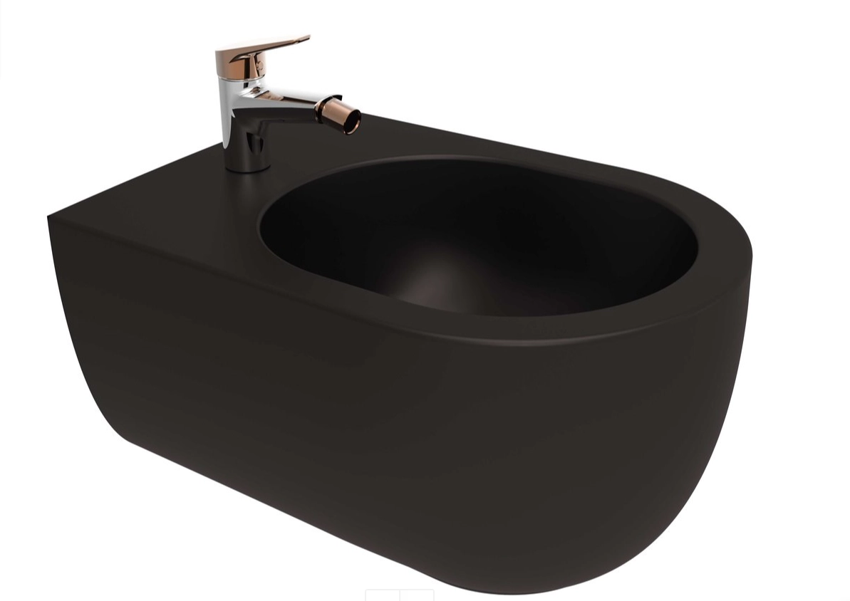 Bide suspendat Harmony Alphine Matte Black 96018 